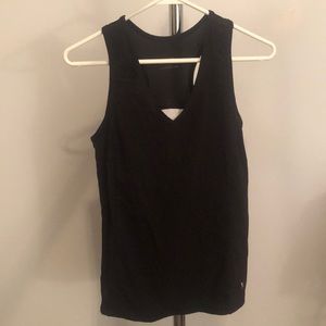 Black Athletic Racerback Top